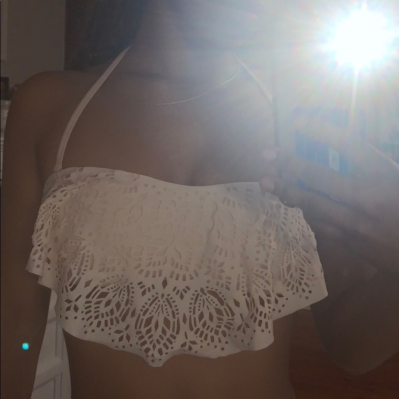 Pink flowy bikini top - Picture 1 of 2